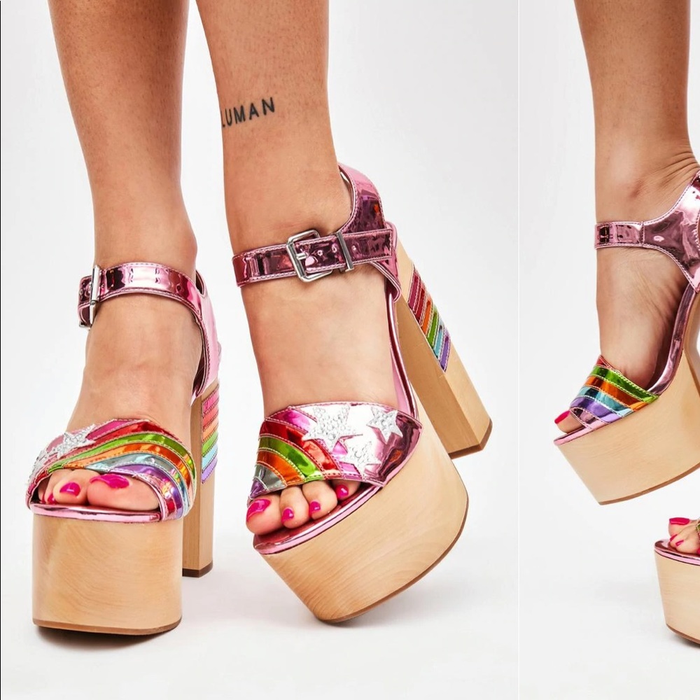 Dolls kill - Miles From Home Platform Sandals